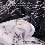 Polyester bedding set with duvet cover and pillowcase with zipper.